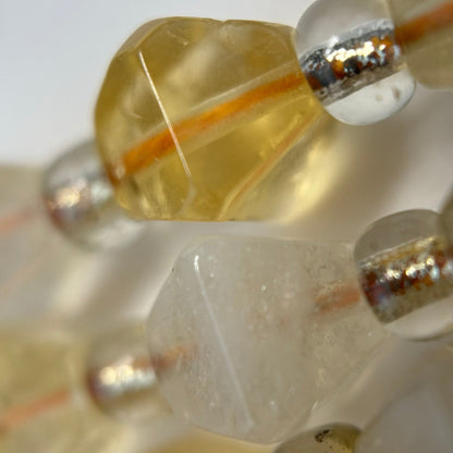 Citrine Octahedron Beads image 6