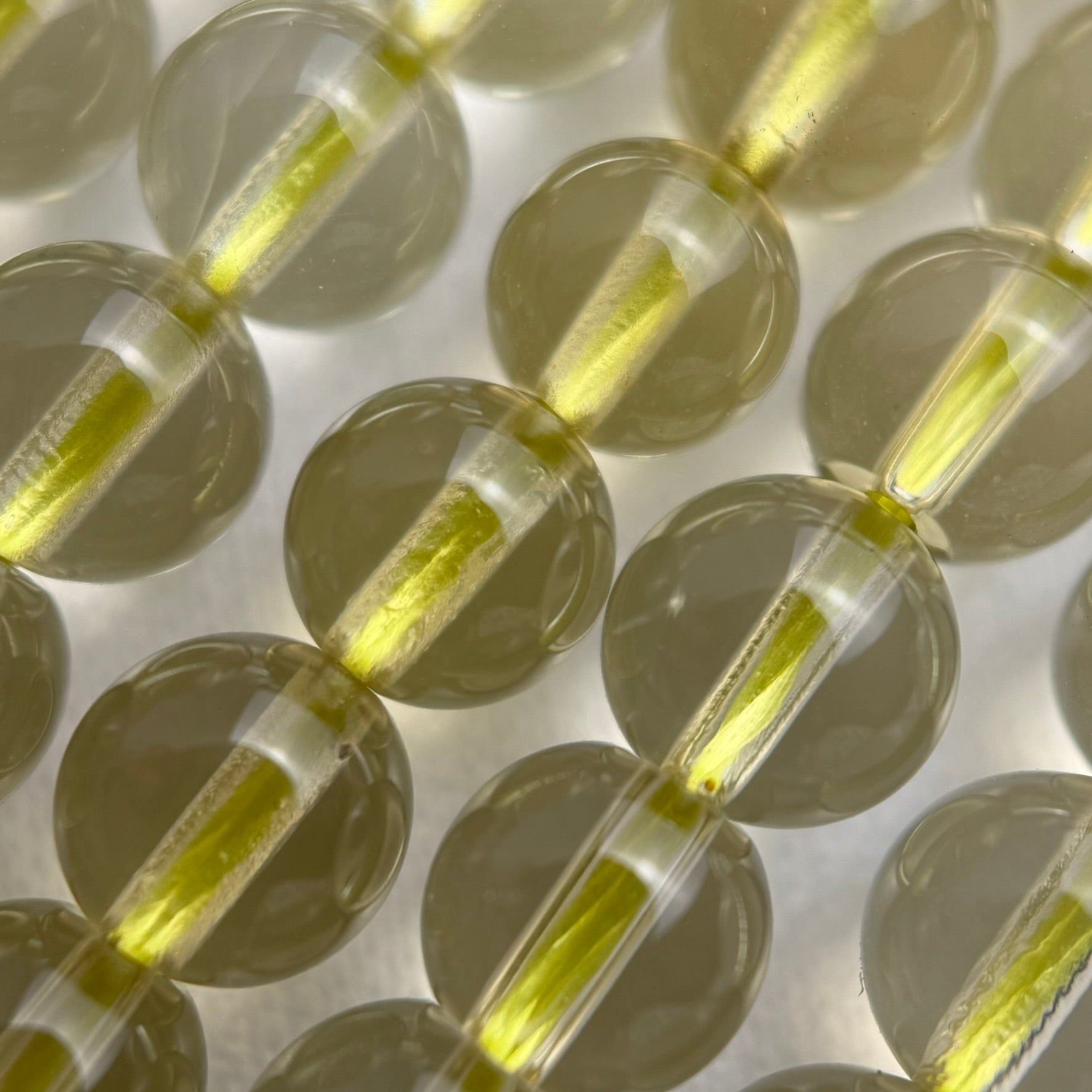Lemon Quartz Polished Round Beads image 3
