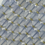 Blue Chalcedony Rectangular Faceted Cushion Cut Beads10xÂ8 mm Beads image 4