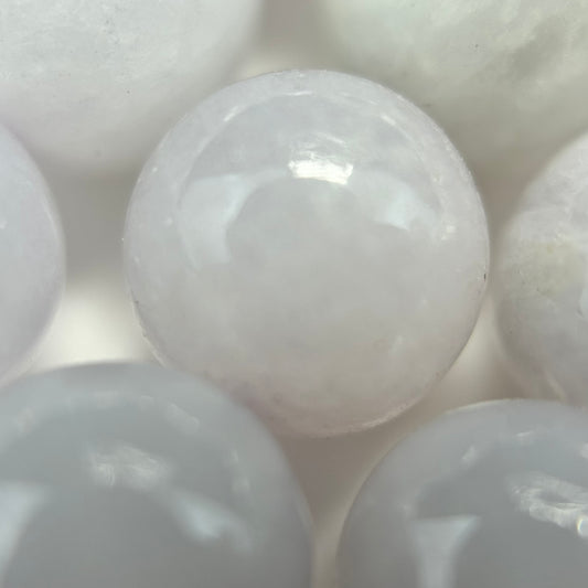 Purple Jade Beads - Burmese Purple Jade - Polished Round Beads