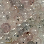 Rose Quartz Lepidocrocite Polished Round Beads image 6