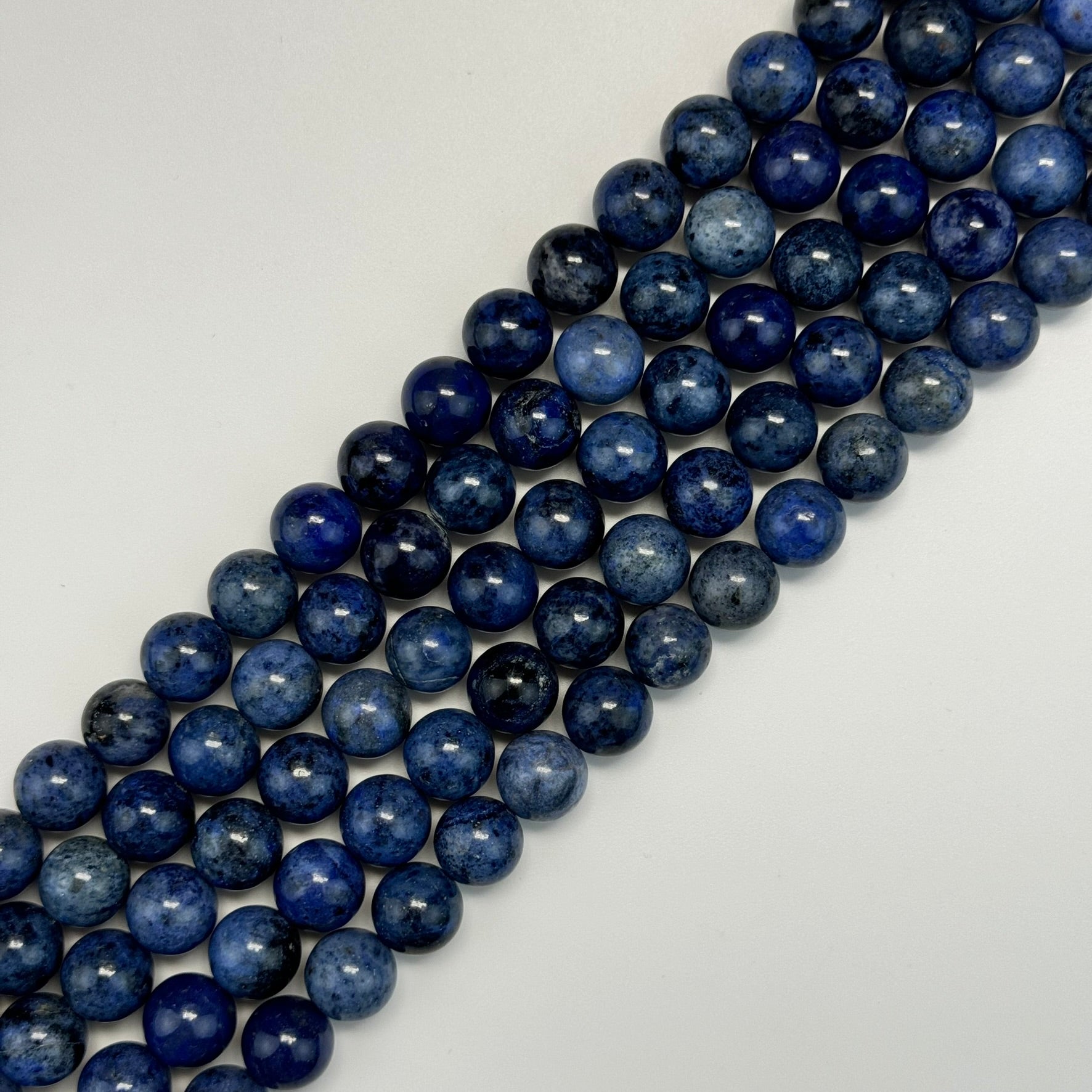 Dumortierite Polished Round Beads image 3