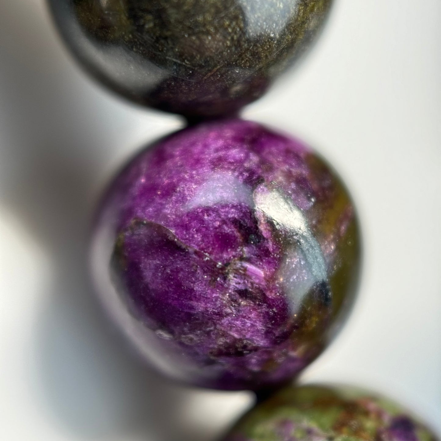 Stichtite Polished Round Beads image 5