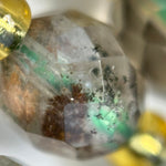Lodalite (Chlorite) Faceted Barrel 8 Beads image 3