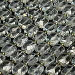 Clear Quartz Rectangular Faceted Cushion Cut 10xÂ8 mm Beads image 4