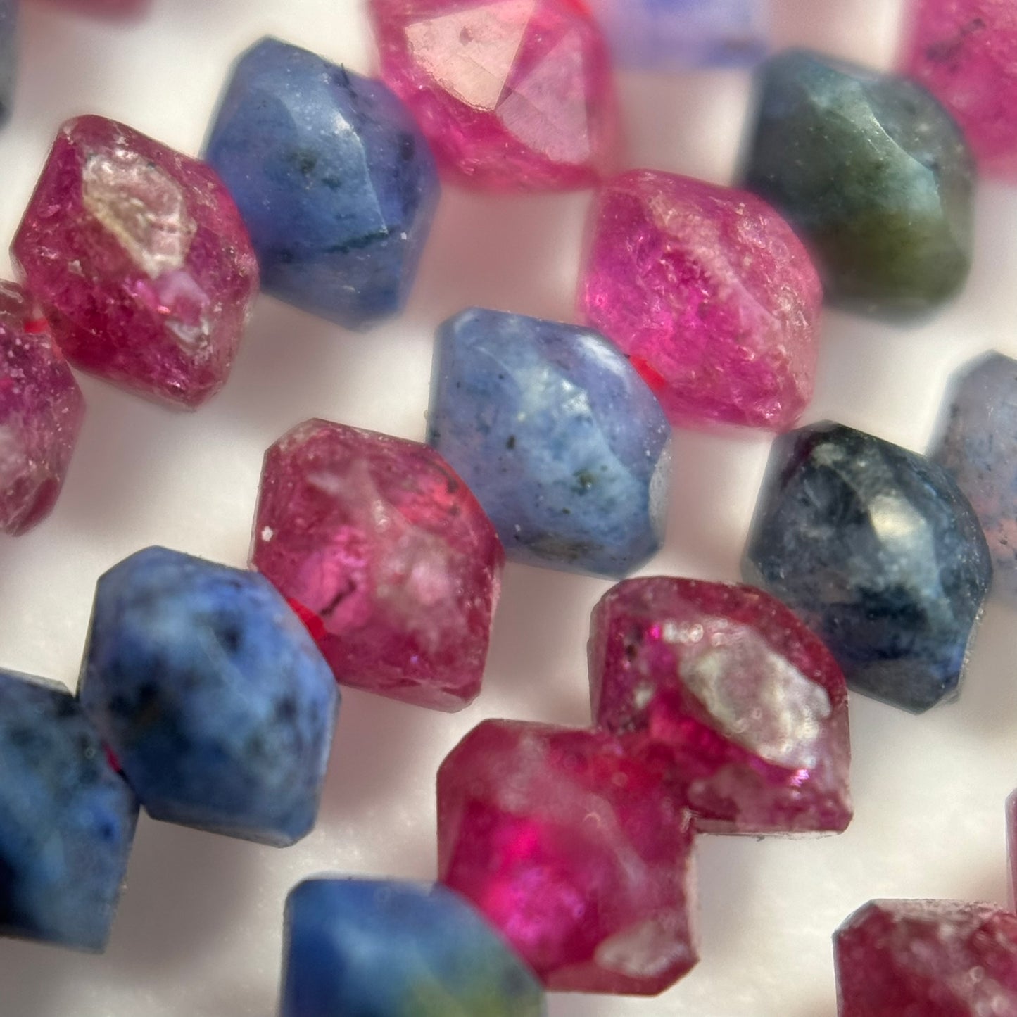 Ruby and Sapphire Space Ship Beads image 4