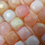 Pink Opal Square Beads image 4