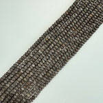 Brown Coral Jasper Frosted Rondelle Beads image 3