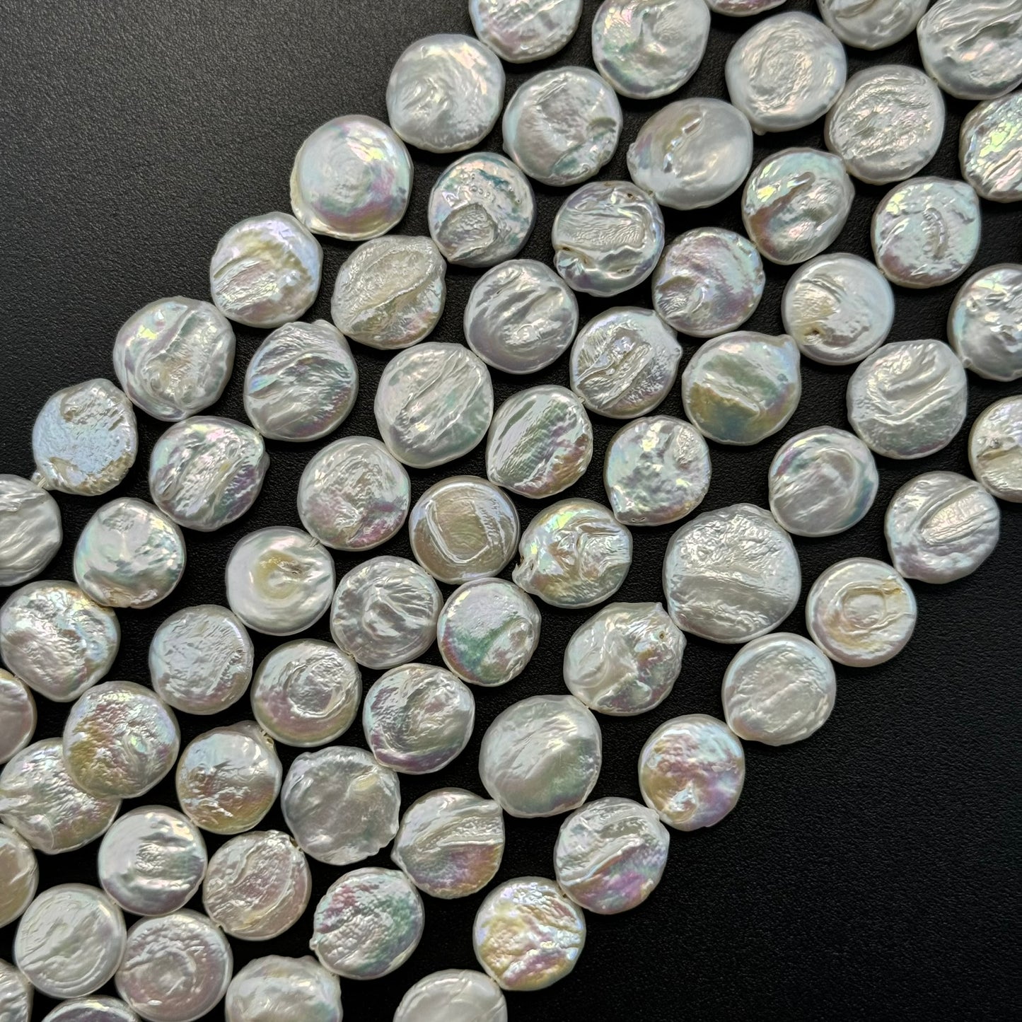 AAA White Coin Pearl  16.5x6mm image 3