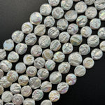 AAA White Coin Pearl  16.5x6mm image 3