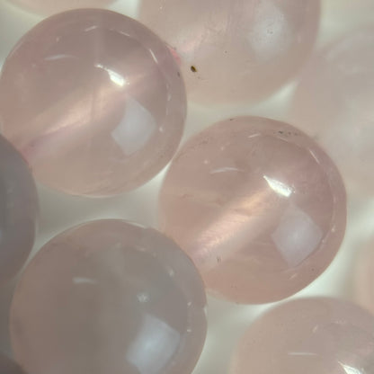 Rose Quartz Polished  Round Beads image 4