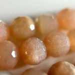 Sunstone Moonstone Faceted Round Beads image 8