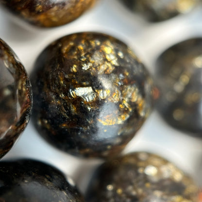 Biotite Polished Round Beads image 5