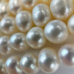 White, Peach Pearl  9x8mm - Ideal for Versatile Jewellery Making Crafts image 5