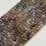 Ruby Sapphire Faceted Round Beads image 4
