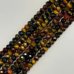 Tiger's Eye Faceted Rondelle Beads image 5