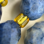 Dumortierite Faceted Barrel 8 Beads image 9
