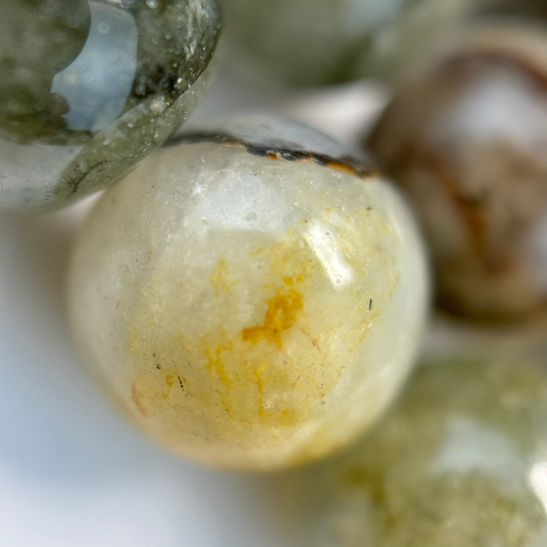 Chlorite Quartz Polished Round Beads image 9