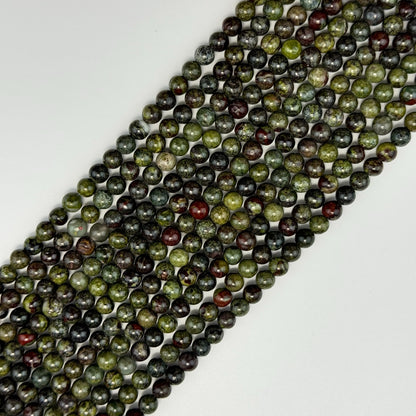 Dragon's Bloodstone Polished Round Beads image 0