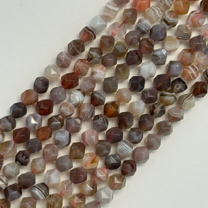 Botswana Agate Diamond Cut Beads image 7