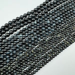 Natural Blue Tiger's Eye AA Polished Round Beads image 4
