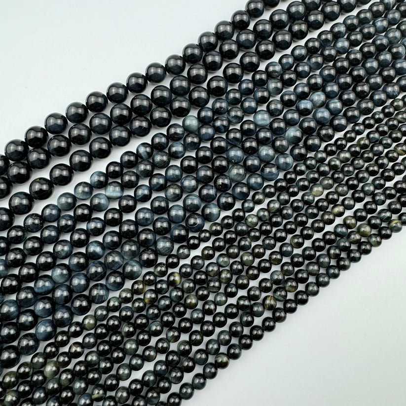 Polished Smooth Round Gemstone Beads