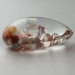 Quartz Cabochon with Amazing Lepidocrocite Inclusion Mirror-Like Inclusion image 8