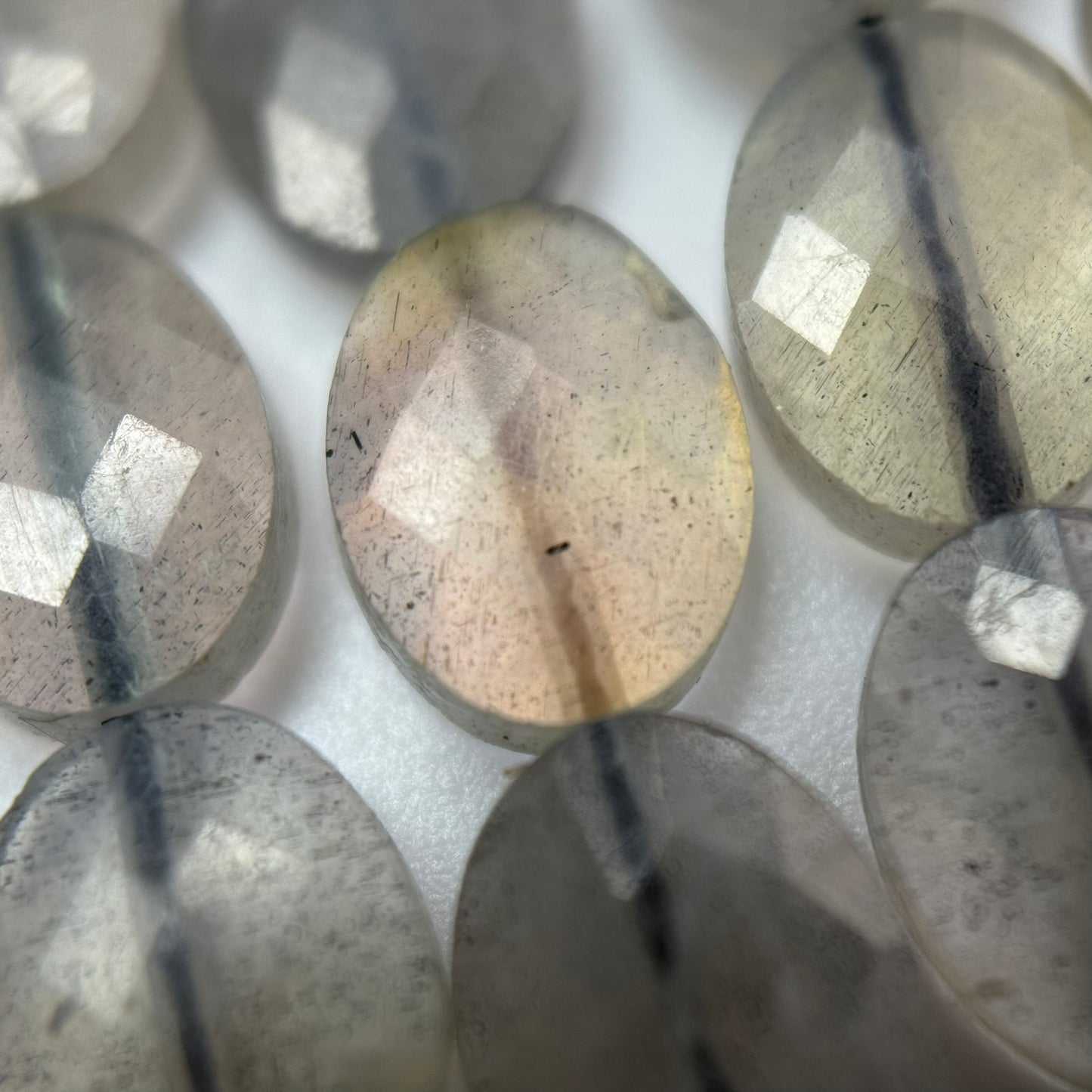 Labradorite Faceted Oval Beads (AA) image 2