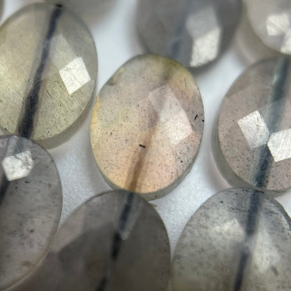 Labradorite Faceted Oval Beads (AA) image 2