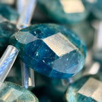 Apatite Faceted Pear Shape Beads image 4