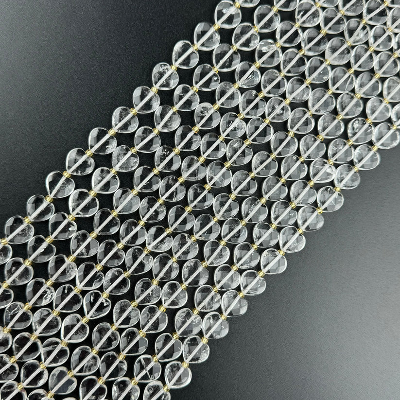 Heart Shape Natural Gemstone Beads