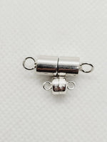 Cylindrical Magnetic Clasps | 925 Sterling Silver image 2