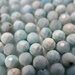 Hemimorphite Faceted Round Beads image 3