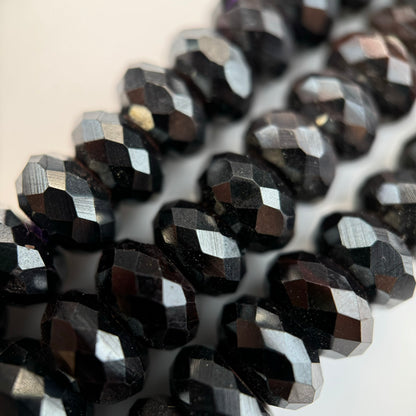 Sugilite Faceted Rondelle Beads image 8