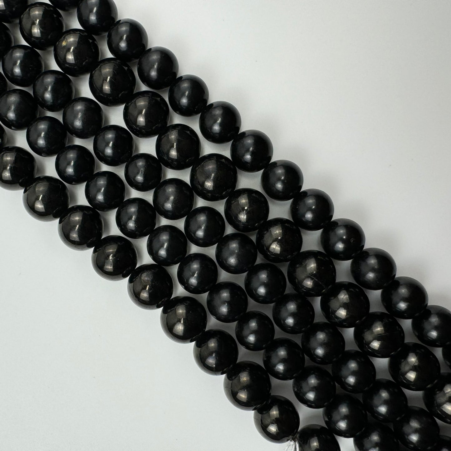 Jet Polished  Round Beads image 4