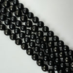 Jet Polished  Round Beads image 4