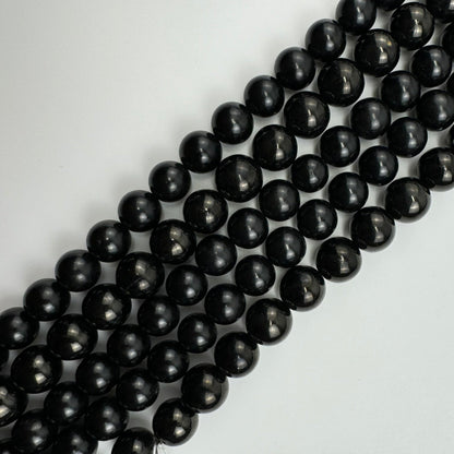 Jet Polished  Round Beads image 4