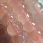 Rose Quartz Flat Rondelle Polished Beads image 7