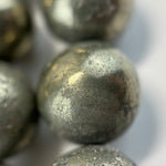 Pyrite | Polished 4-20mm Round Beads image 2