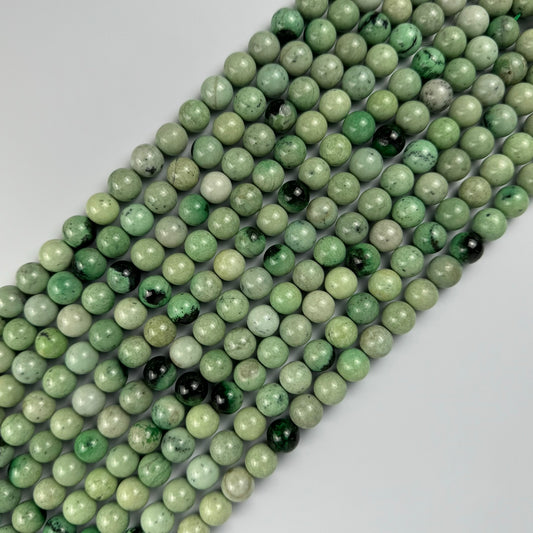 Hydrogrossular Garnet Polished Round Beads image 0