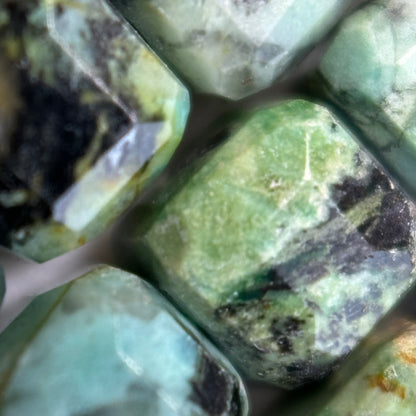 African Turquoise (Jasper) Square Beads image 3