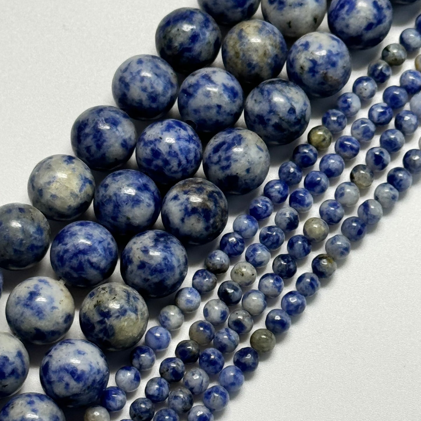 Sodalite Polished Round Beads  (4-12mm) image 0