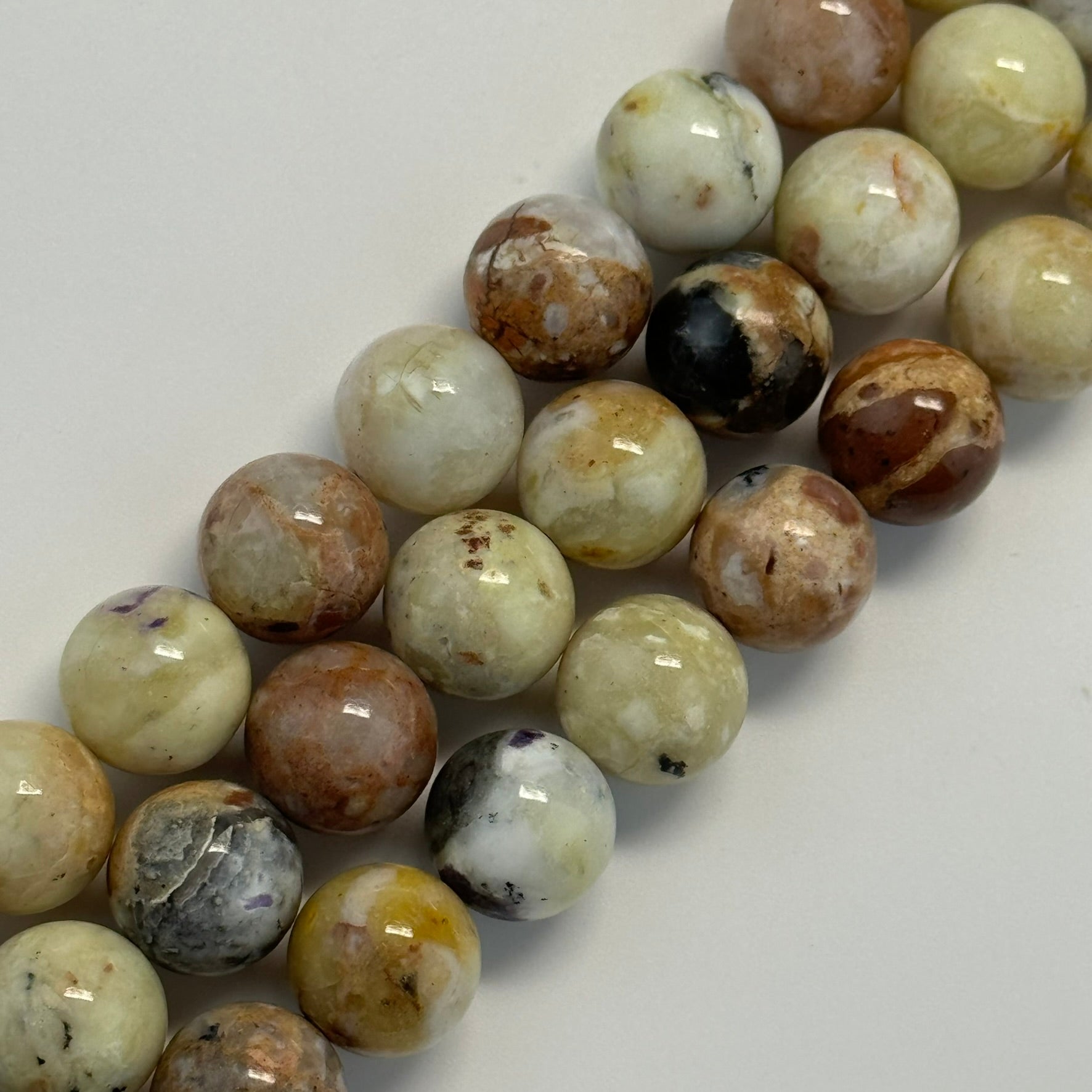 Tiffany Opal Polished Round Beads image 0