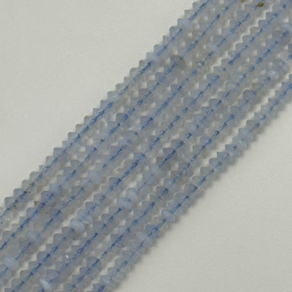 Blue Lace Agate Space Ship Beads image 3