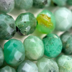 Emerald Faceted Rondelle Beads image 1