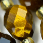 Tiger's Eye Faceted Barrel 8 Beads image 8