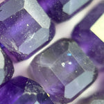 Amethyst Faceted Square Beads (AA Quality) image 5