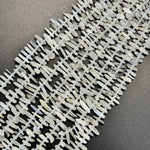 Rainbow Moonstone Polished Blade Beads image 7