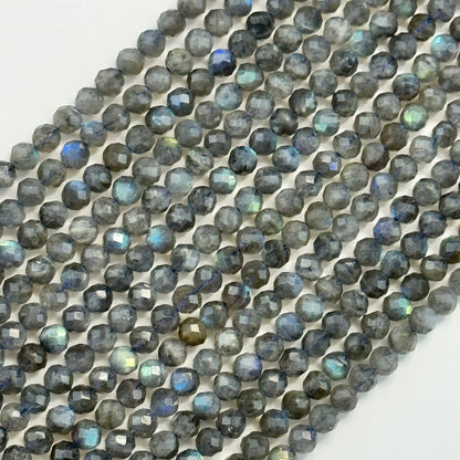 Labradorite Faceted Round Beads image 0