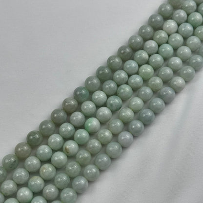 Burmese Green Jade AAA Polished Round Beads image 4